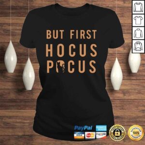 ClassicLadies Official But First Hocus Pocus Black Cat Cutout Long Sleeve Tee TShirt