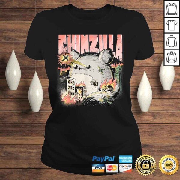 Official CHINZILLA Funny Chinchilla Saying Gift Chinchillas Owners TShirt - Image 3