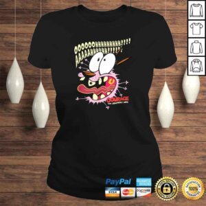 ClassicLadies Official Courage the Cowardly Dog Scaredy Dog Shirt