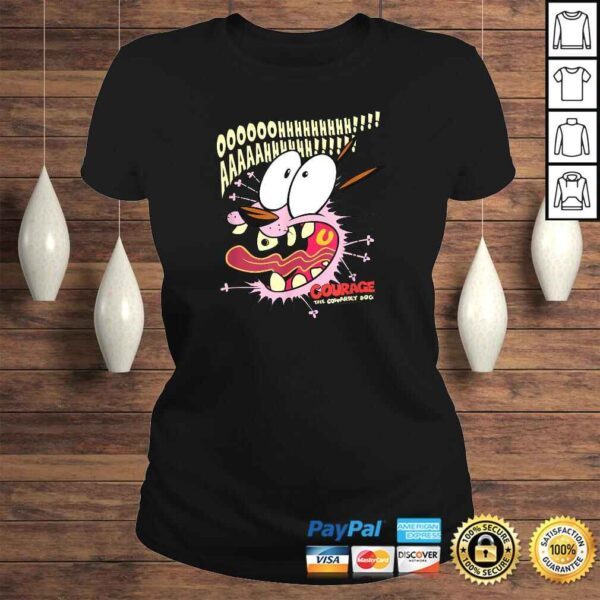 Official Courage the Cowardly Dog Scaredy Dog Shirt - Image 3