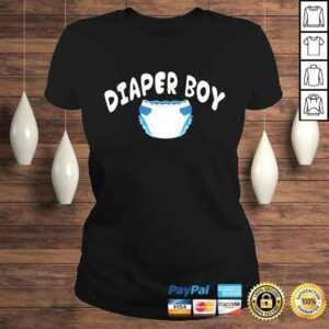 ClassicLadies Official Diaper Boy ABDL Clothing Adult Diaper Lover Tee Sissy BDSM TShirt