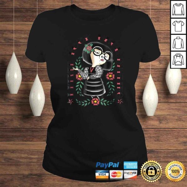 Official Disney Pixar Incredibles Edna Never Look Back Tattoo TShirt - Image 3