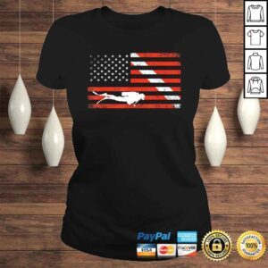 ClassicLadies Official Diver Down Dive Flag Scuba Diving American Flag Tee TShirt