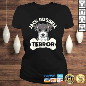 ClassicLadies Official Jack Russell Terrier Gifts Funny Dog Pun Jack Russell Terror TShirt