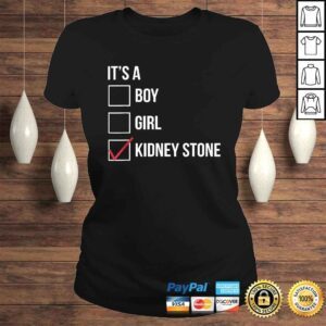 ClassicLadies Official Kidney Stone Funny Checklist Gift Top