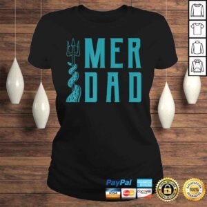 ClassicLadies Official Mens Merdad Shirt Trident Mermaid Dad Gift Top