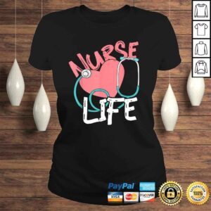 ClassicLadies Official Nursing Medicine Student Stethoscope Gift Nurse Shirt