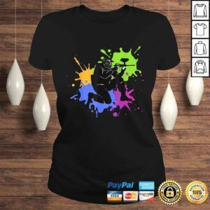 ClassicLadies Official Paintball Team Shooting Sport and Player Splash Gift TShirt