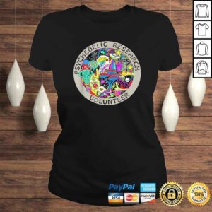 ClassicLadies Official Psychedelic Mushroom Trip Gift Psychedelic Research TShirt