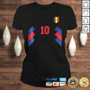 ClassicLadies Official Retro Romania Soccer Jersey 1994 Romanian Football TShirt