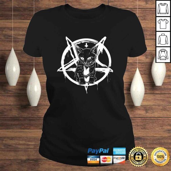 Official Satan CaShirt - Occult Satanic Lucifer Gift Women Men TShirt Gift - Image 3