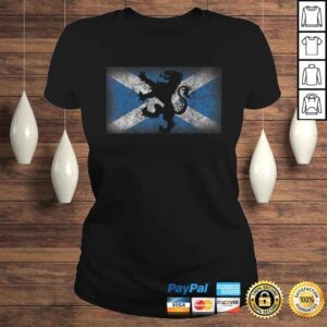 ClassicLadies Official Scotland Flag Lion Rampant Scottish Pride Flag Gift TShirt