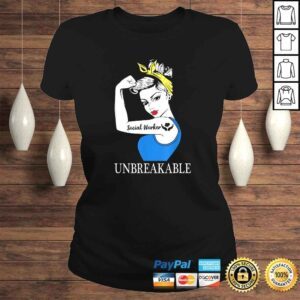 ClassicLadies Official Social Worker Unbreakable Perfect Women Healthcare Tee TShirt