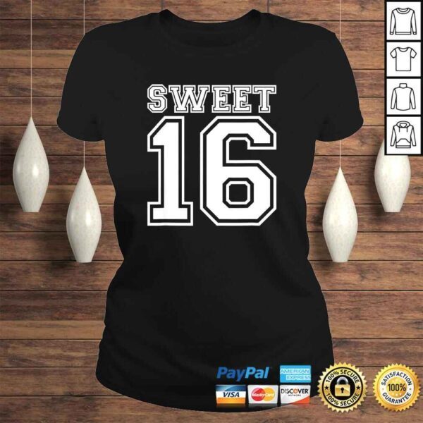 Official Sweet 16 birthday Shirt - Image 3