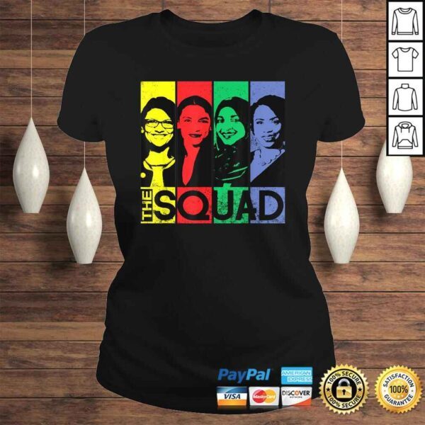 Official THE SQUAD AOC Ilhan Omar Tlaib Pressley FeminisTShirt - Image 3