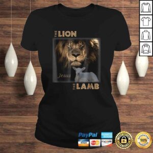 ClassicLadies Official The Lion And The Lamb Jesus Gift Top