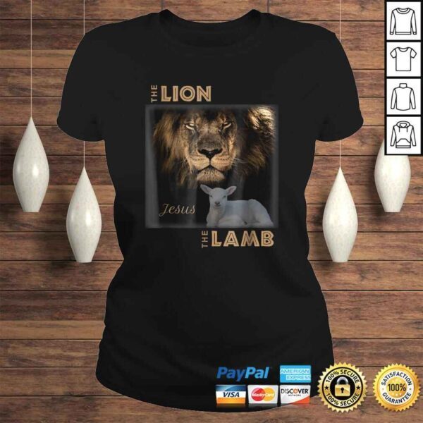 Official The Lion And The Lamb Jesus Gift Top - Image 3