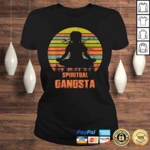 ClassicLadies Official Yoga Spiritual Gangsta Namaste Vintage Gift Top