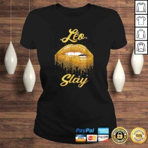 ClassicLadies Official Zodiac Leo Slay Lip Tee TShirt