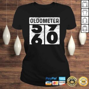 ClassicLadies Oldometer Odometer Funny 60th Birthday Gift 60 yrs Old Joke Shirt