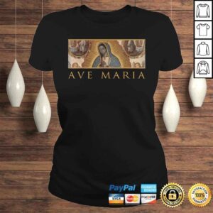 ClassicLadies Our Lady of Guadalupe Catholic Ave Maria Mary Traditional TShirt