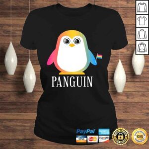 ClassicLadies Pan Pansexual Penguin Pride Flag LGBTQ Cool Animal LGBT TShirt