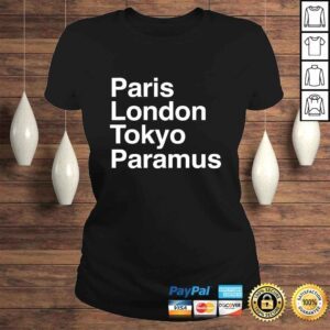 ClassicLadies Paris Tokyo London Paramus Gift Design Paramus Souvenir Tshirt