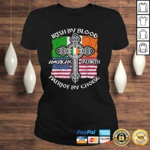 ClassicLadies Patriotic Irish American Flag Shirt StPatricks Day TShirt