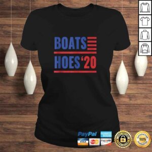 ClassicLadies Patriotism Inspired Boats and Hoes 2020 Design VNeck TShirt