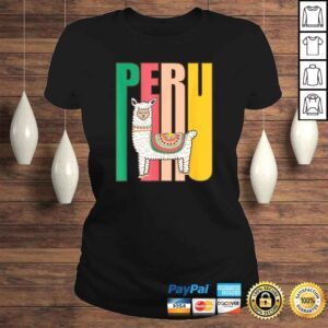 ClassicLadies Peru Alpaca graphic Peruvian Llama TShirt