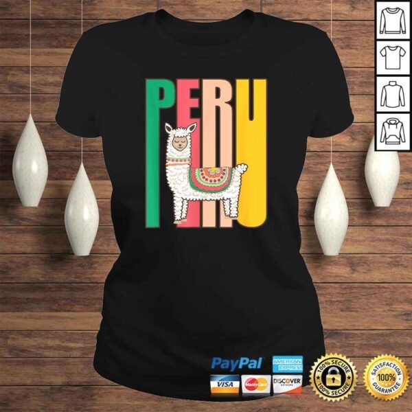 Peru Alpaca graphic - Peruvian Llama TShirt - Image 3