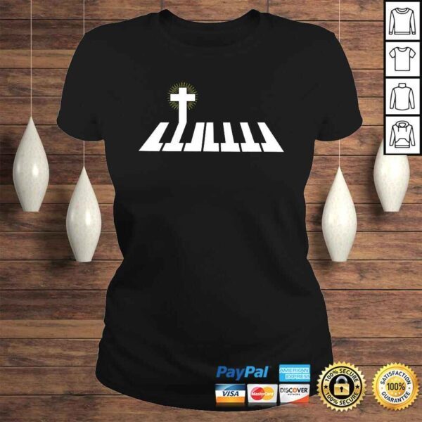 Piano Cross Pianist God Jesus Music TShirt - Image 3