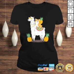 ClassicLadies Pineapple Llama Corgi Cool Cute Birthday Gift Idea OutfiTshirt