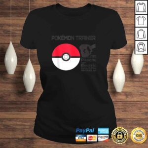 ClassicLadies Pokemon Pokeball Trainer Gift TShirt