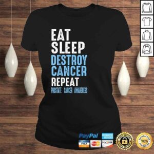 ClassicLadies Prostate cancer awareness shirts for men destroy cancer