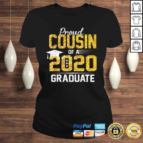 Proud Cousin of a 2020 Graduate Tee T-Shirt - Image 3