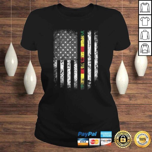 Proud Vietnam Veteran Shirt US Flag Ribbon Father Gift Tee - Image 3