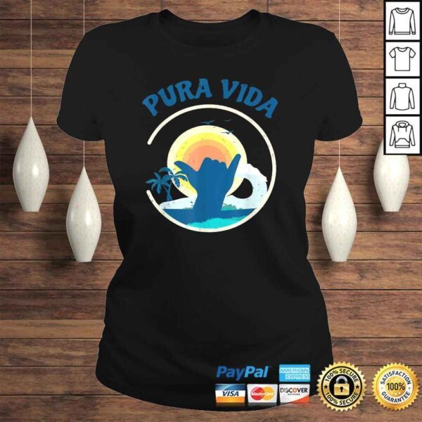 Pura Vida Beach Costa Rica Shirt Surfing Vacation - Image 3