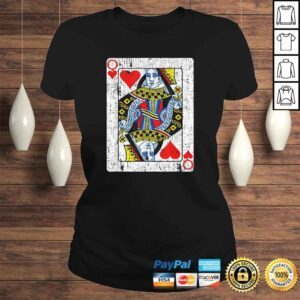 ClassicLadies Queen Of Hearts Card Costume Vintage Poker Deck Cards