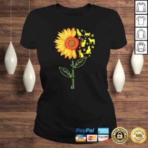 ClassicLadies RESCUE SAVE LOVE PET Animal Shelter Sunflower Gift Tshirt