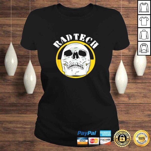 Radtech Radiologic Technologist Radiology Technician Anatomy V-Neck T-Shirt - Image 3