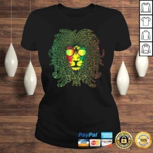 ClassicLadies Rasta Lion Shirt Cute Reggae Lion Shirt Gift