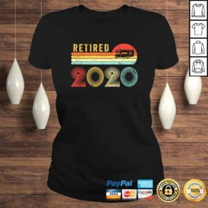 ClassicLadies Retired 2020 Shirt For RV Campers Gift Retro RetiremenShirt