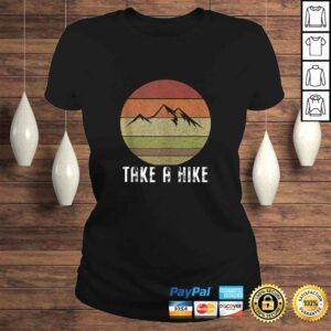 ClassicLadies Retro Take a hike Vintage hiking camping Gift Tee TShirt