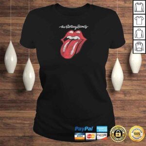 ClassicLadies Rolling Stones Official Script Tongue Raglan Baseball Tee