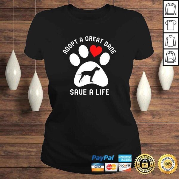 SRGDRR - Adopt A Great Dane Save A Life Gift Top - Image 3