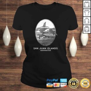 ClassicLadies San Juan Islands Orca Whale Shirt For Killer Whale Lovers