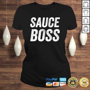 ClassicLadies Sauce Boss Chef BBQ Cook Food Humorous Tee Shirt