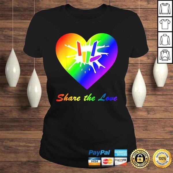 Share Love Cute Shirt for Youth Gift TShirt - Image 3