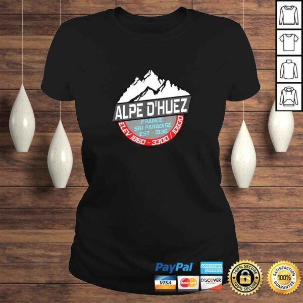 Ski Alpe D'Huez Shirt France Skiing Paradise - Image 3